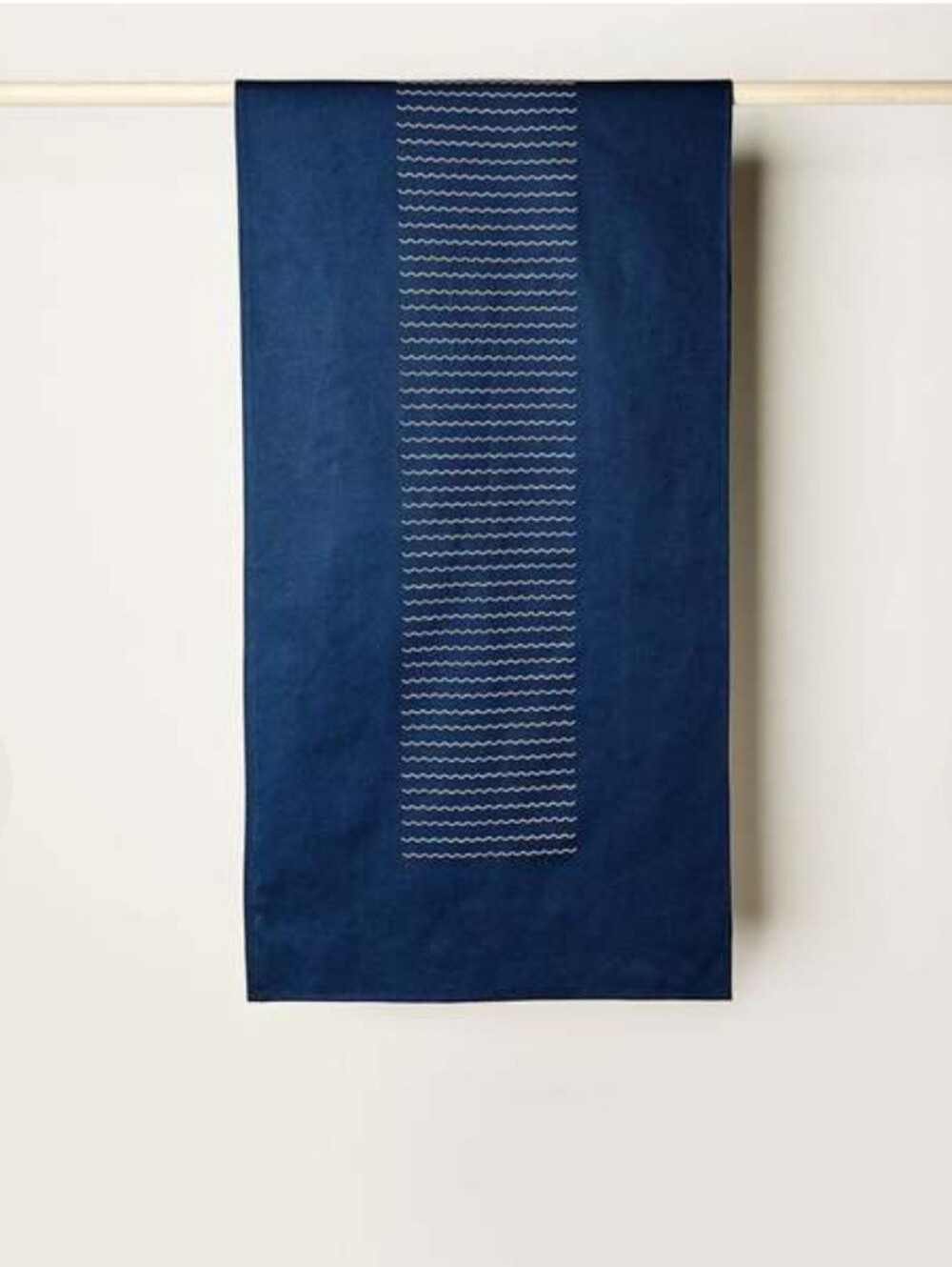 NEW Territory x AllTrue Collab Indigo Blue Cotton Table Runner 18" x 70" NWT